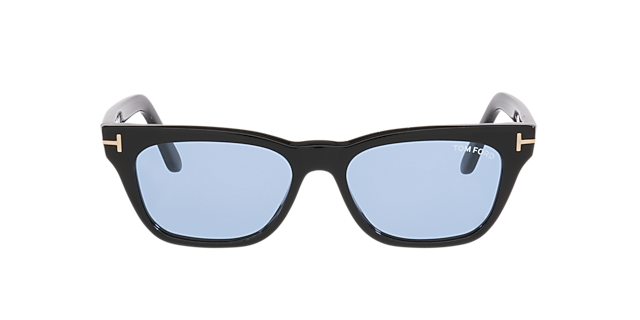 Penn-02 Glänzendes Schwarz AcetatSunglass Frames von B24, mit getönten Gläsern