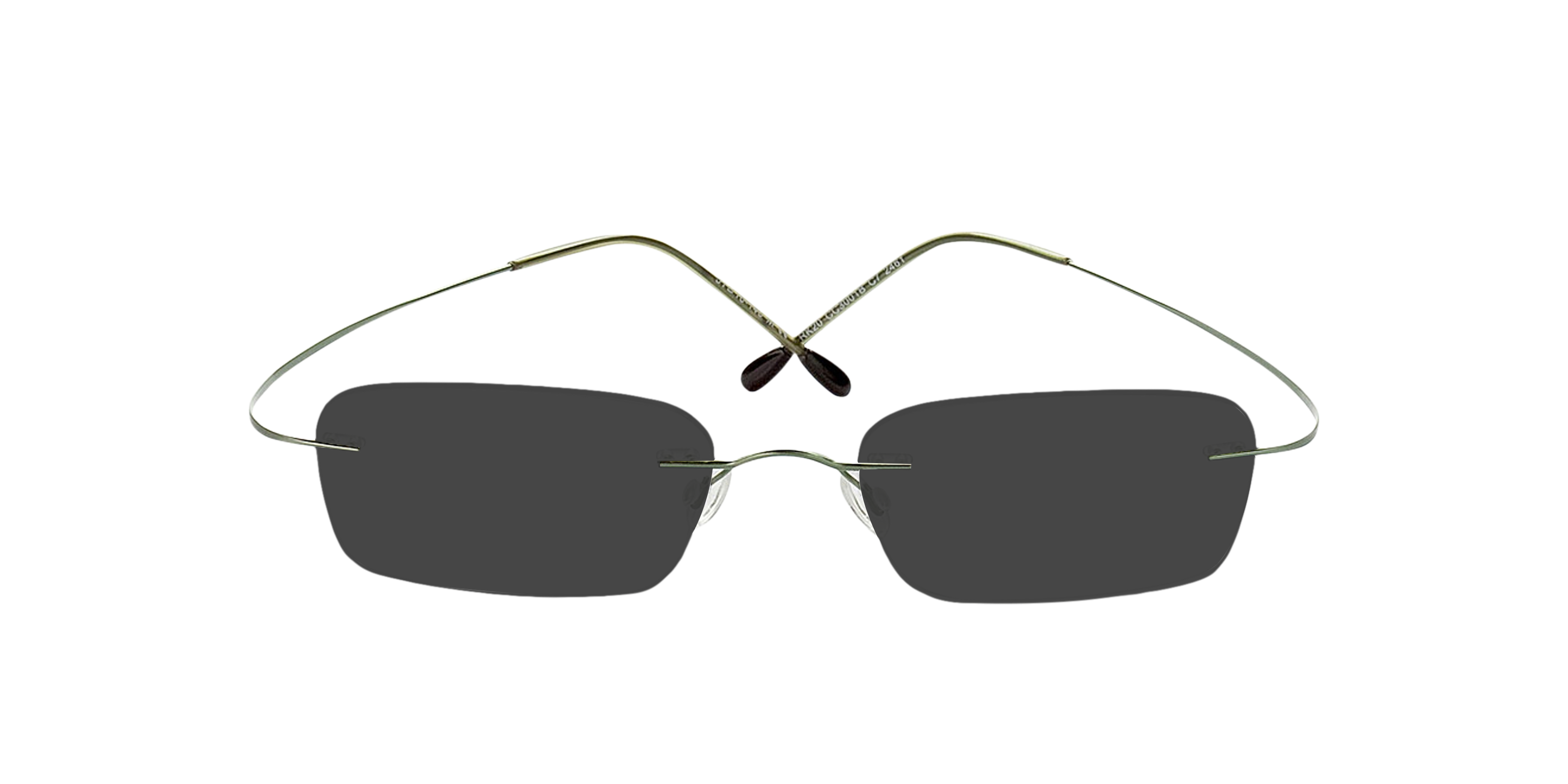Mackay Grün TitanEyeglass Frames von B24, mit getönten Gläsern