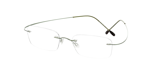 Mackay Groen TitaanEyeglass Frames van B24, Hoekweergave