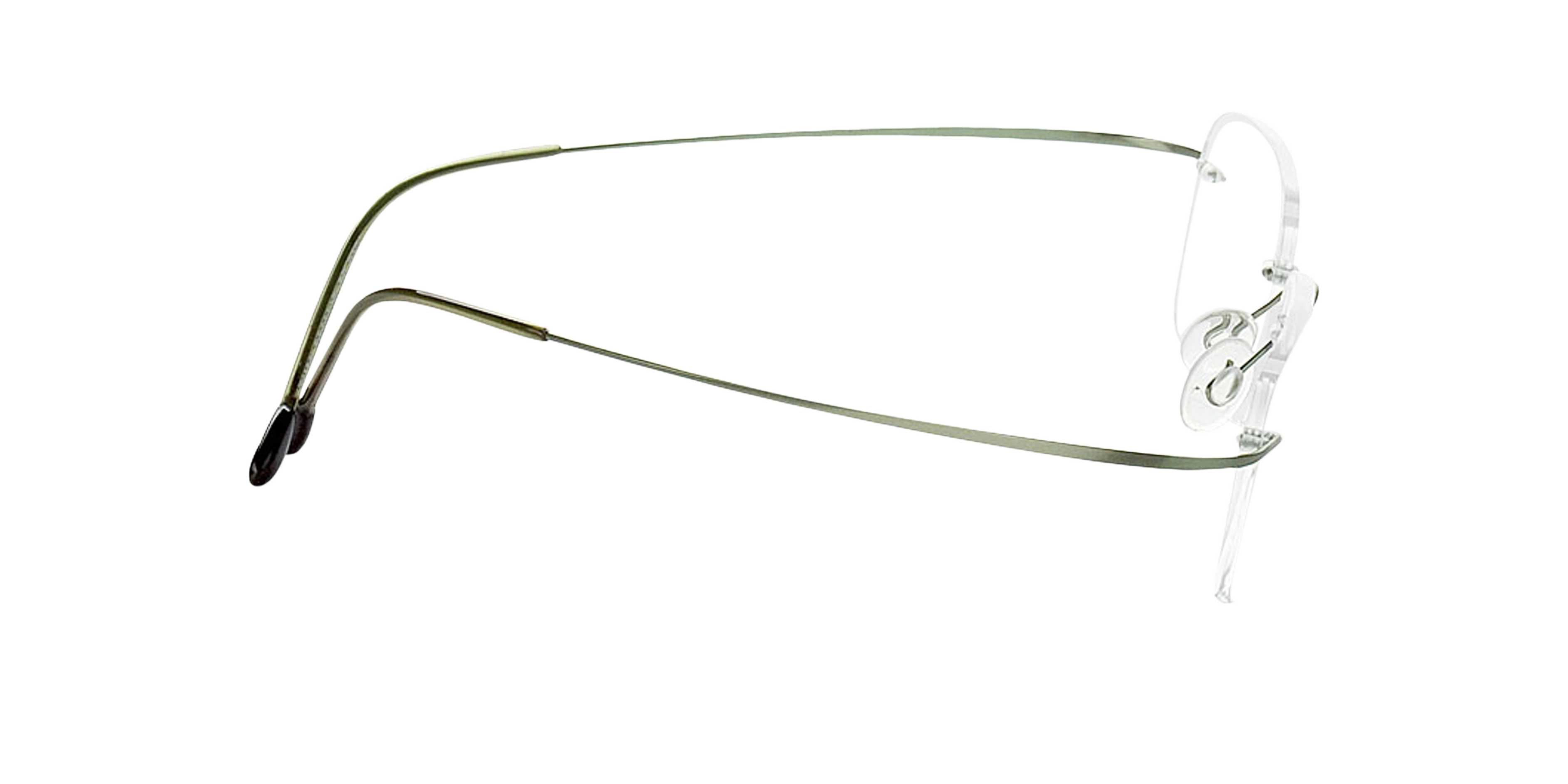 Mackay Grün TitanEyeglass Frames von B24, Seitenansicht