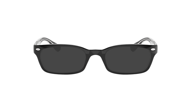 RB5150 Zwart op transparant AcetaatEyeglass Frames van B24, met getinte lenzen