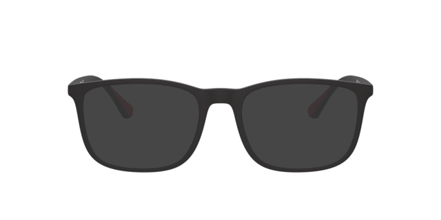 EA3177 Matt Schwarz KunststoffEyeglass Frames von B24, mit getönten Gläsern