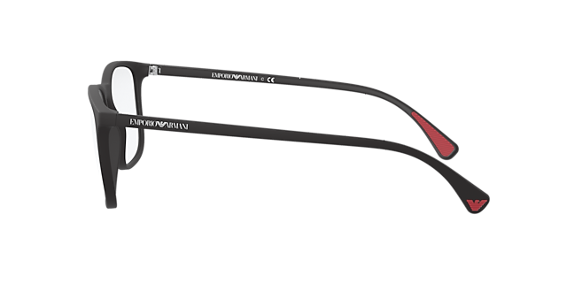EA3177 Matt Schwarz KunststoffEyeglass Frames von B24, Seitenansicht