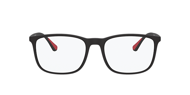 EA3177 Matt Schwarz KunststoffEyeglass Frames von B24, Vorderansicht