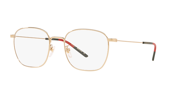 GG0681O Glanzend goud MetaalEyeglass Frames van B24, Hoekweergave