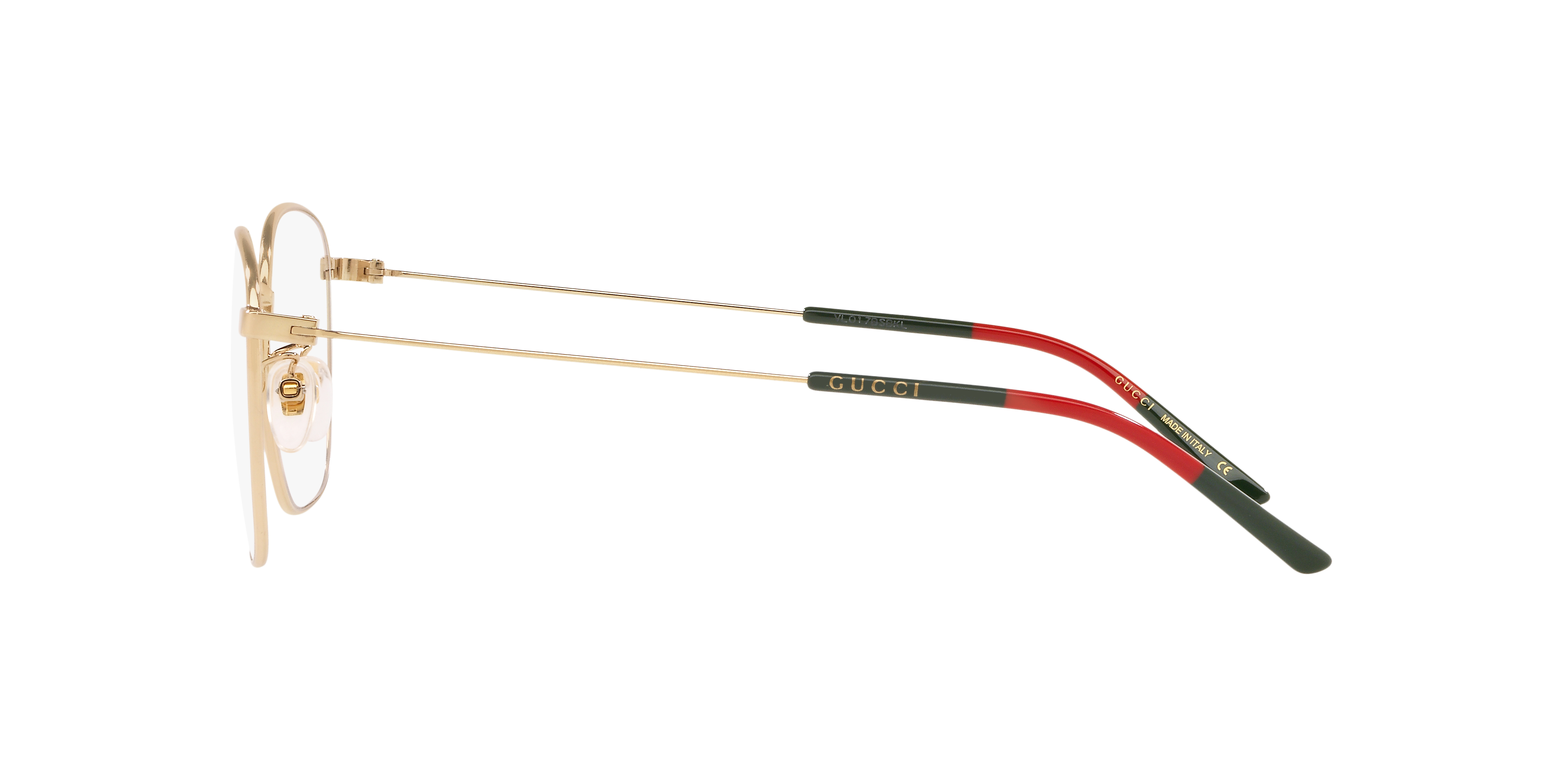 GG0681O Glänzendes Gold MetallEyeglass Frames von B24, Seitenansicht