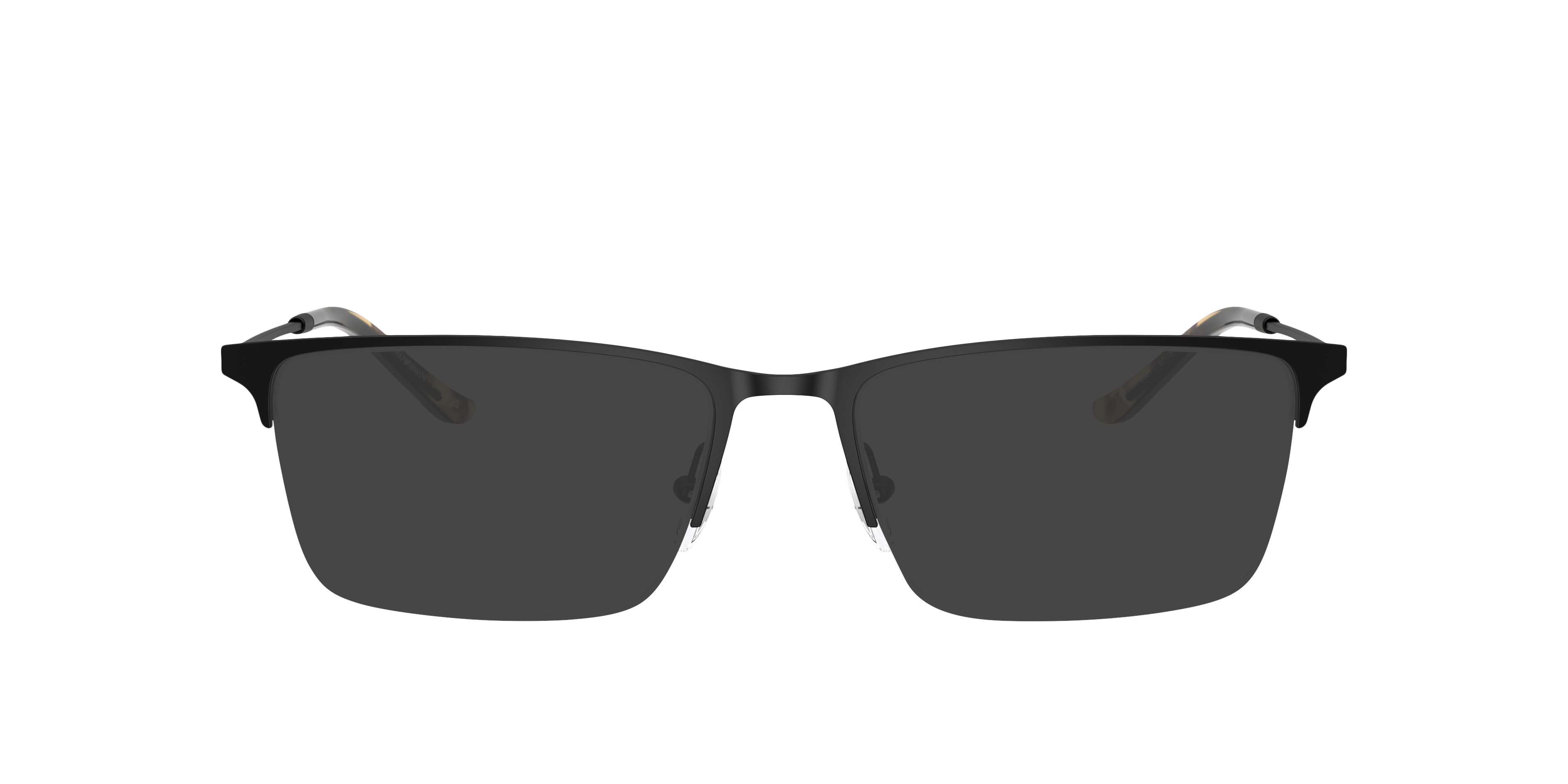 EA1171 Matzwart MetaalEyeglass Frames van B24, met getinte lenzen