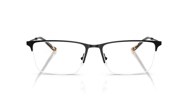 EA1171 Matt Schwarz MetallEyeglass Frames von B24, Vorderansicht