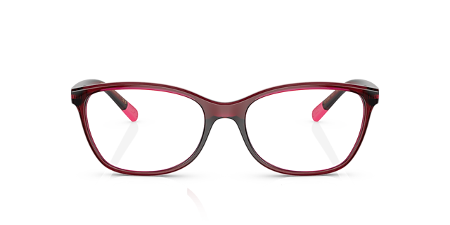 DG5092 Opaal kersenrood KunststofEyeglass Frames van B24, Vooraanzicht