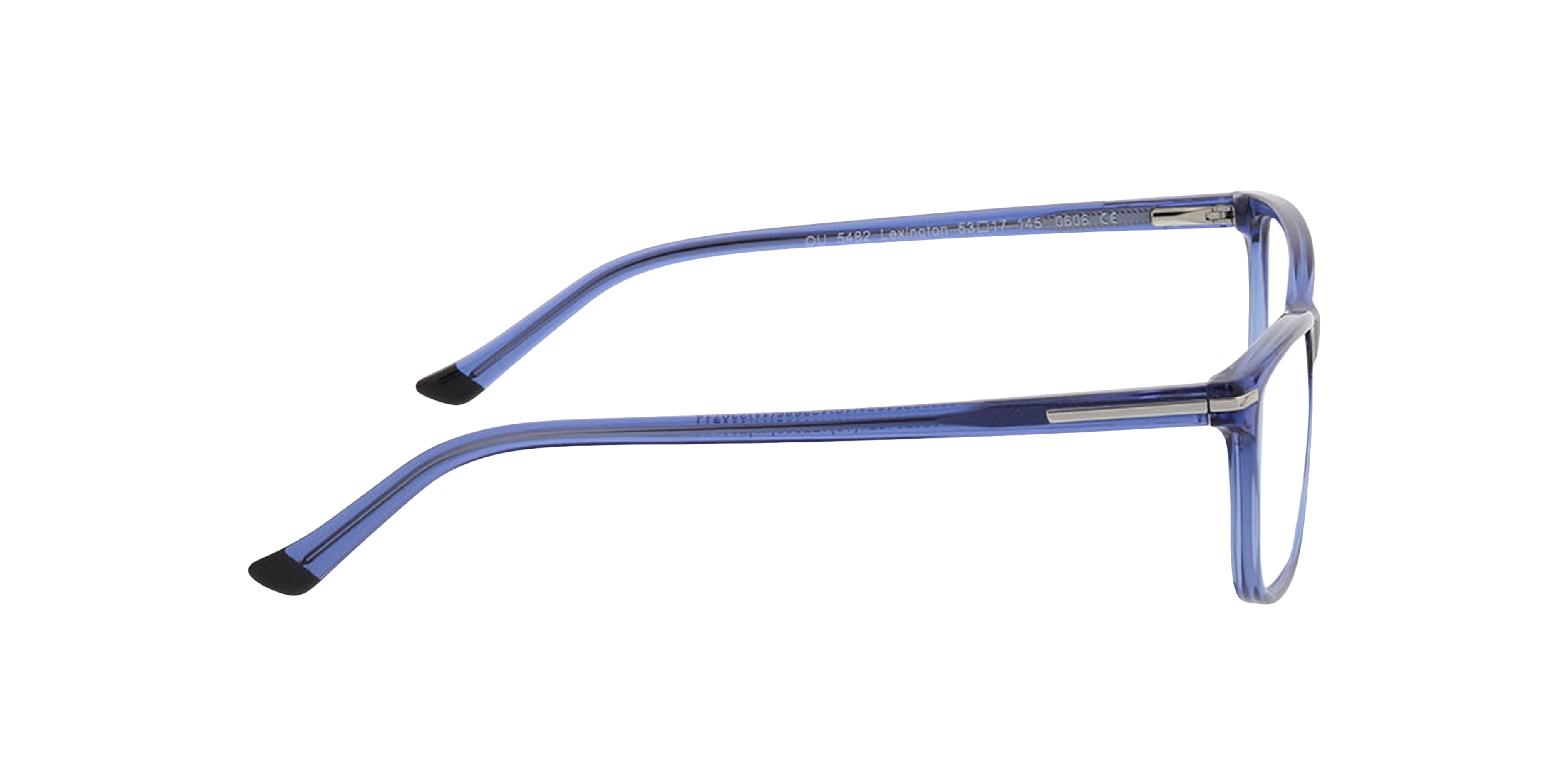 Lexington Kristallblau KunststoffEyeglass Frames von B24, Seitenansicht