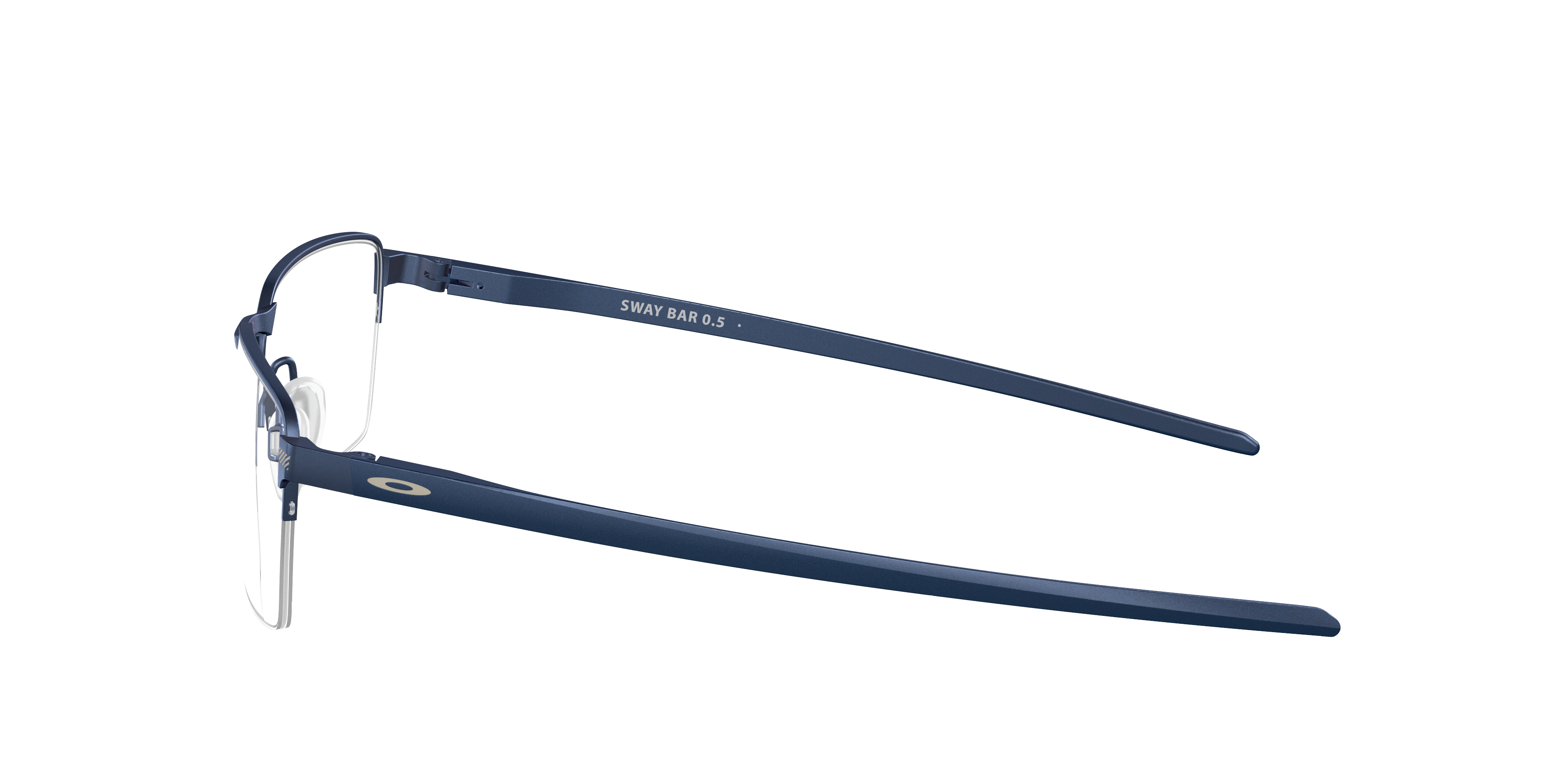 SWAY BAR 0.5 Mat Middernachtblauw TitaanEyeglass Frames van B24, Zijaanzicht