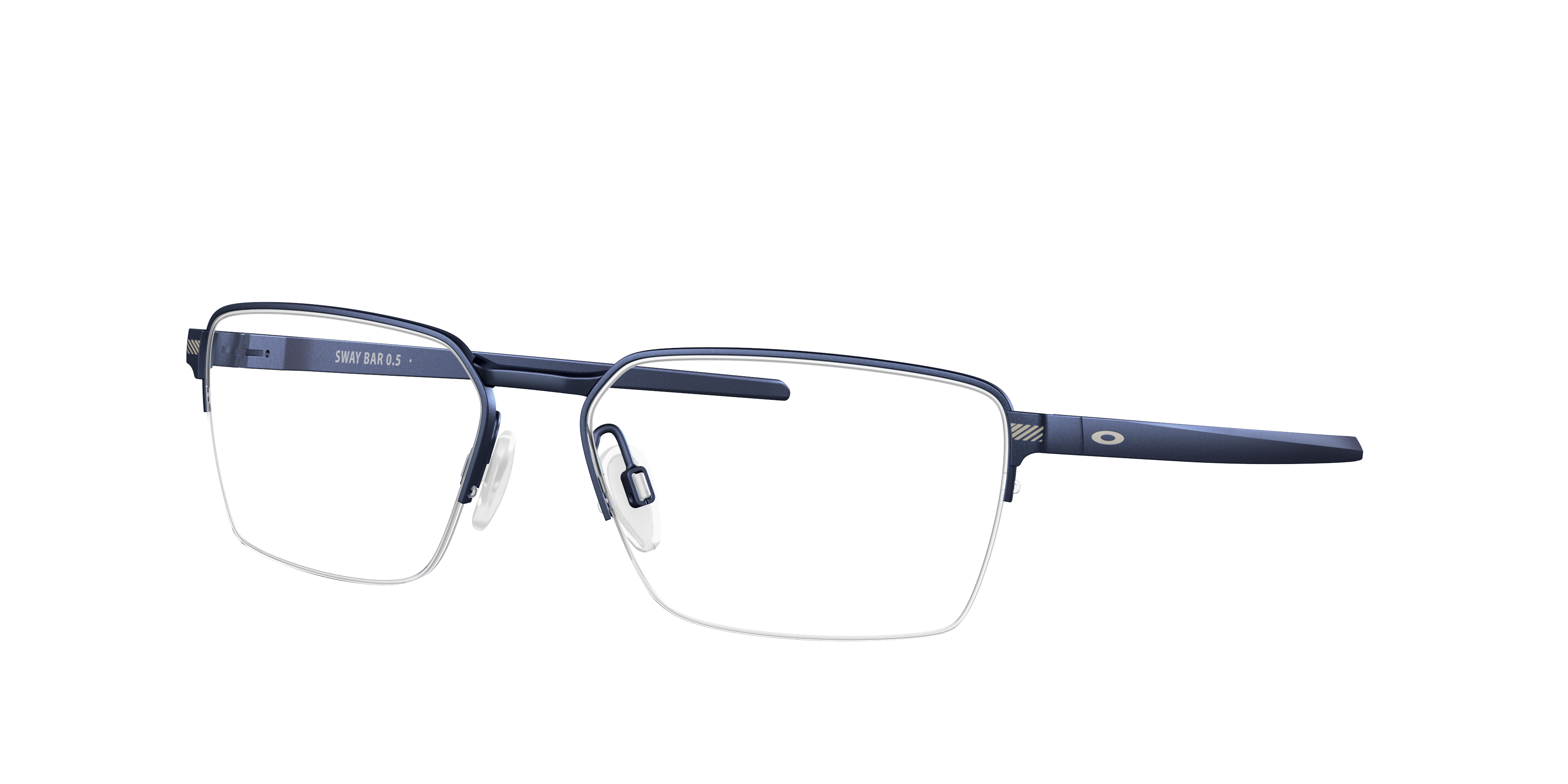 SWAY BAR 0.5 Mat Middernachtblauw TitaanEyeglass Frames van B24, Hoekweergave