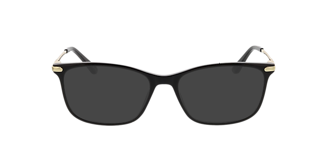 Greensboro Zwart & goud KunststofEyeglass Frames van B24, met getinte lenzen