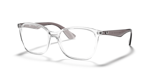 RB7066 Transparent KunststoffEyeglass Frames von B24, Dreiviertelansicht