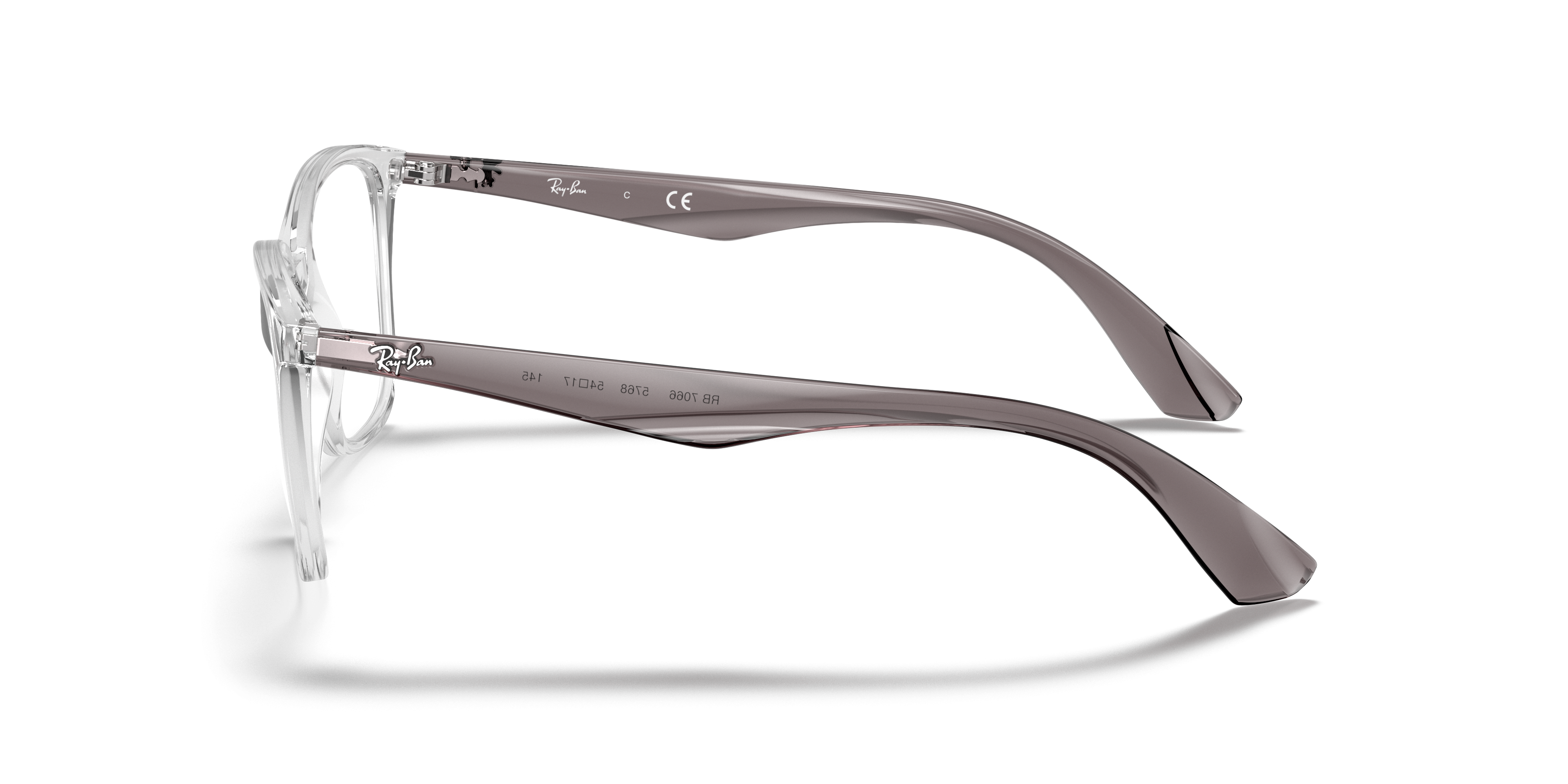 RB7066 Transparent KunststoffEyeglass Frames von B24, Seitenansicht