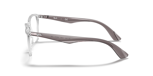 RB7066 Transparent KunststoffEyeglass Frames von B24, Seitenansicht