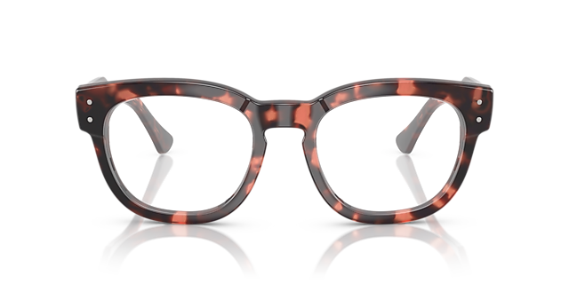 Mega Hawkeye Optics Pink Havana AcetatEyeglass Frames von B24, Vorderansicht