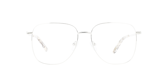 Miley Light Gold Metal MetallEyeglass Frames von B24, Vorderansicht