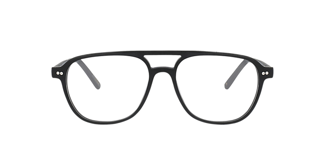 Wilker Schwarz AcetatEyeglass Frames von B24, Vorderansicht