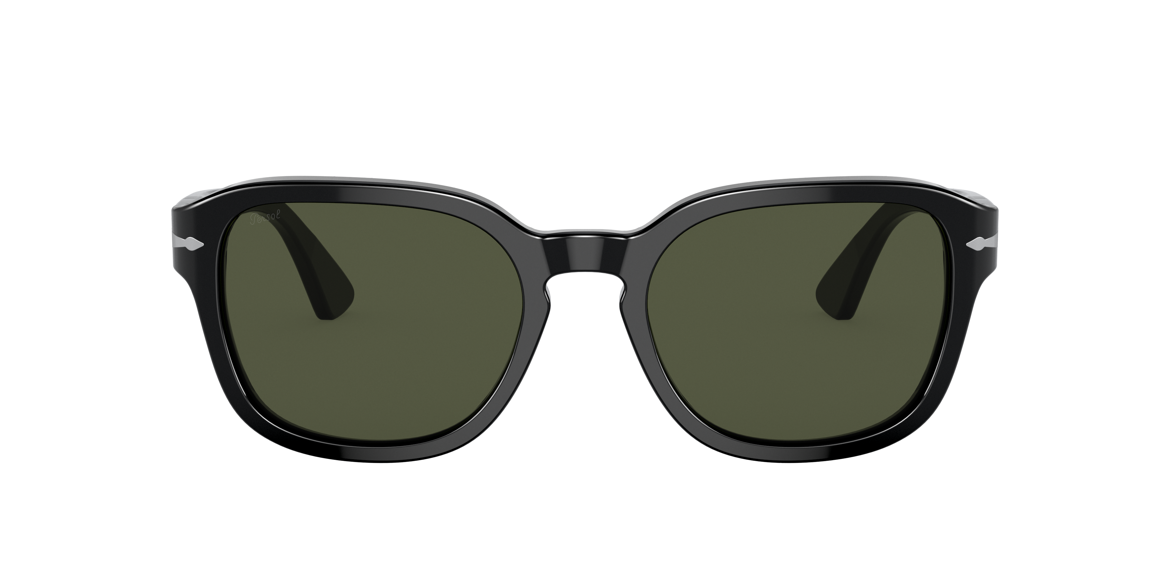 PO3305S Zwart AcetaatSunglass Frames van B24, met getinte lenzen