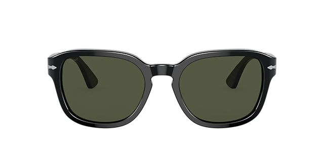 PO3305S Zwart AcetaatSunglass Frames van B24, met getinte lenzen