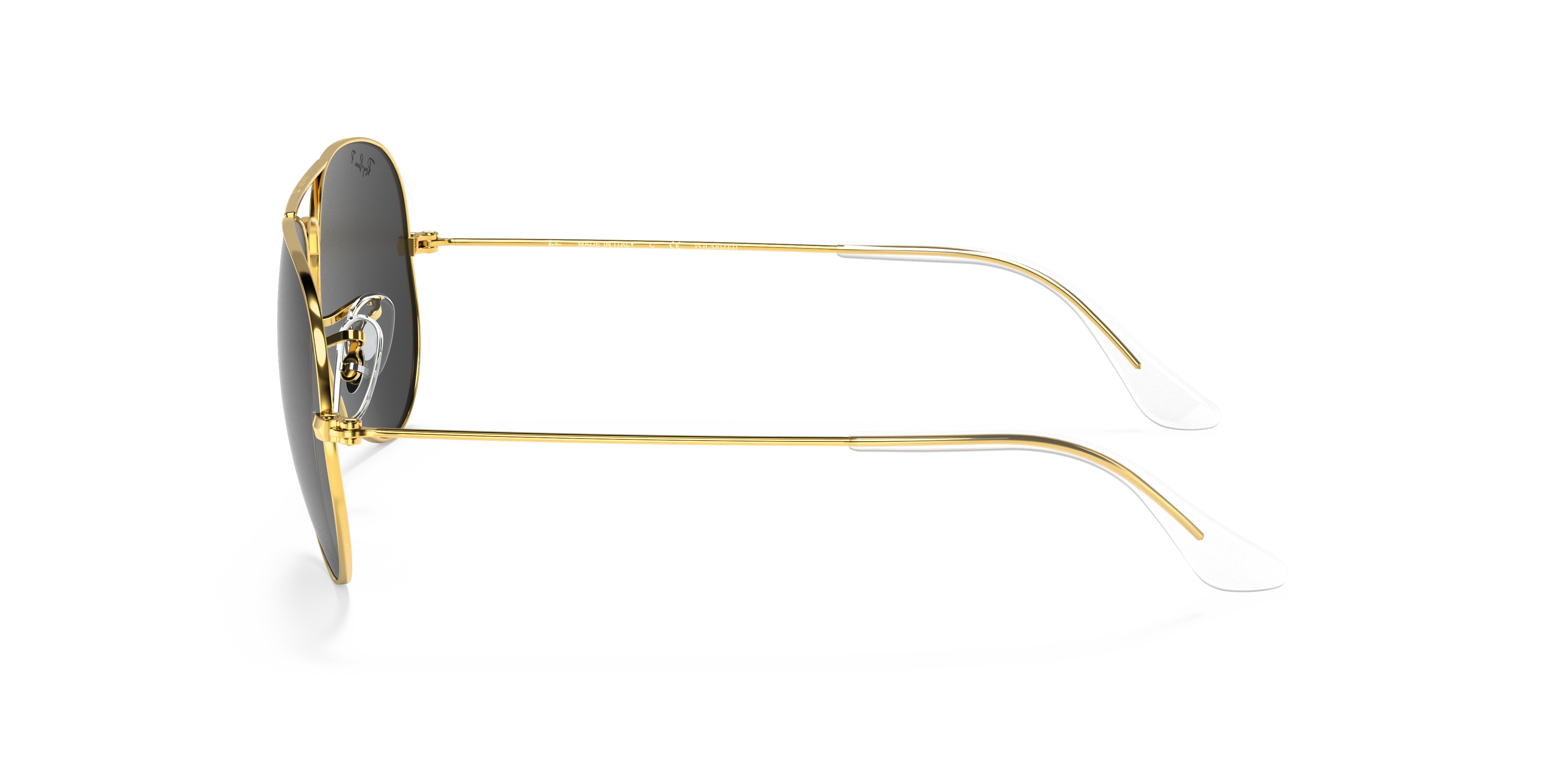 RB3025 Gold MetallSunglass Frames von B24, Seitenansicht