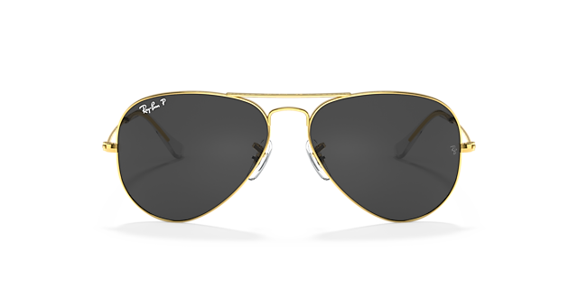 RB3025 Gold MetallSunglass Frames von B24, Vorderansicht