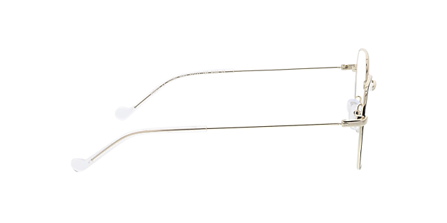 Maui Schwarz & Gold MetallEyeglass Frames von B24, Seitenansicht