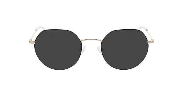 Maui Schwarz & Gold MetallEyeglass Frames von B24, mit getönten Gläsern