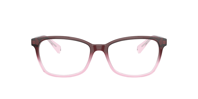 RB5362 Red & Pink AcetatEyeglass Frames von B24, Vorderansicht