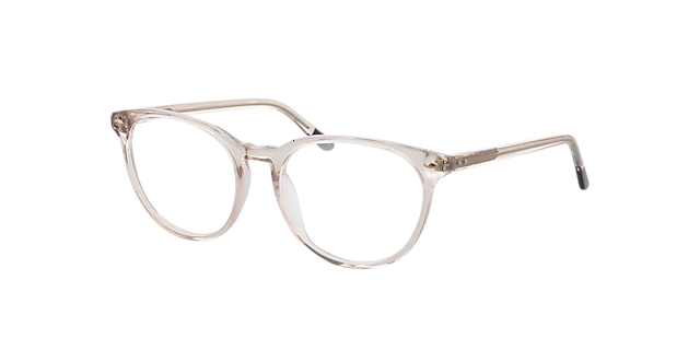 London Kristal roze  &  paars pootje AcetaatEyeglass Frames van B24, Hoekweergave