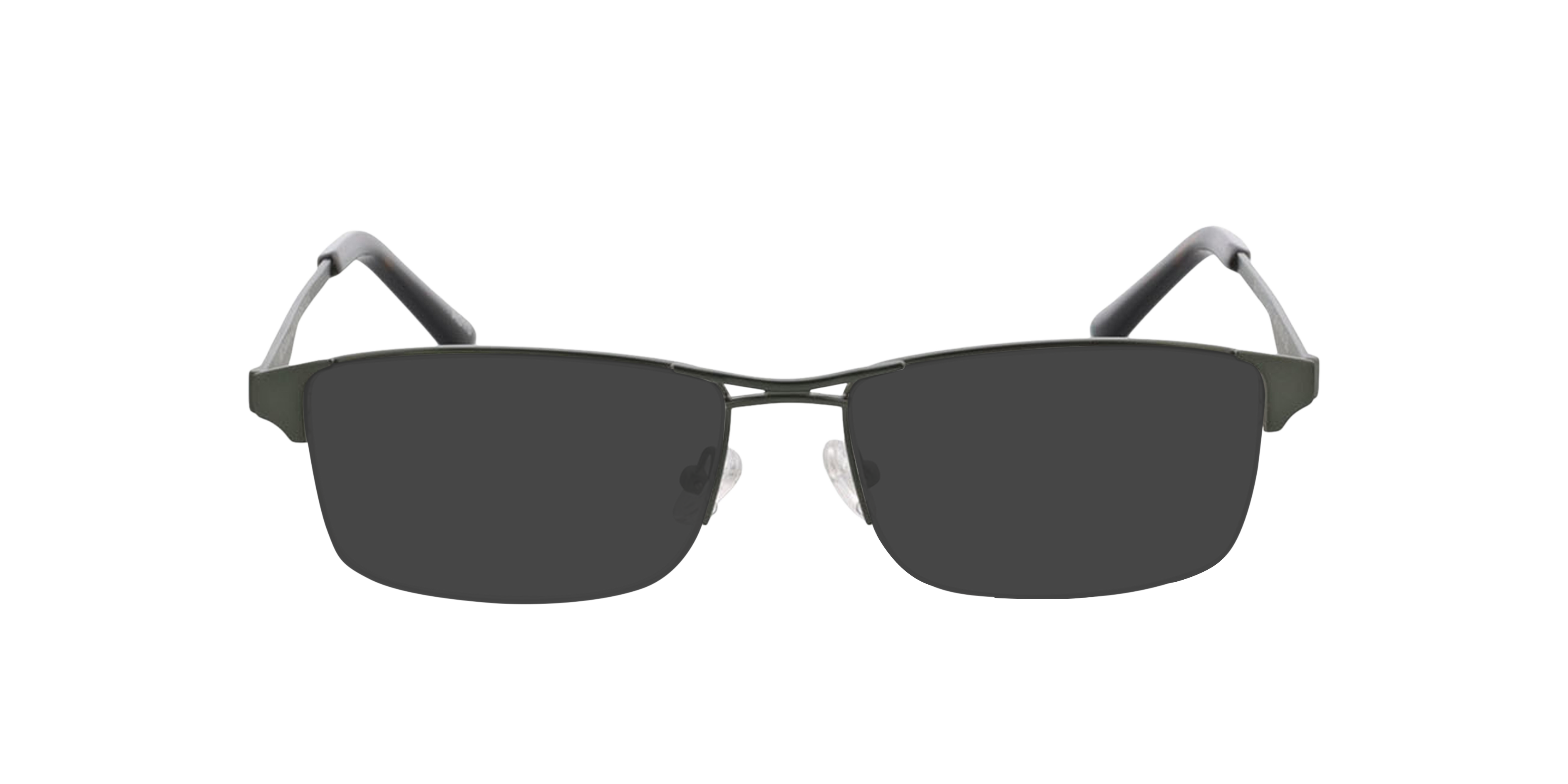 Bilbao Green  &  Bilayer Blue Havana MetallEyeglass Frames von B24, mit getönten Gläsern