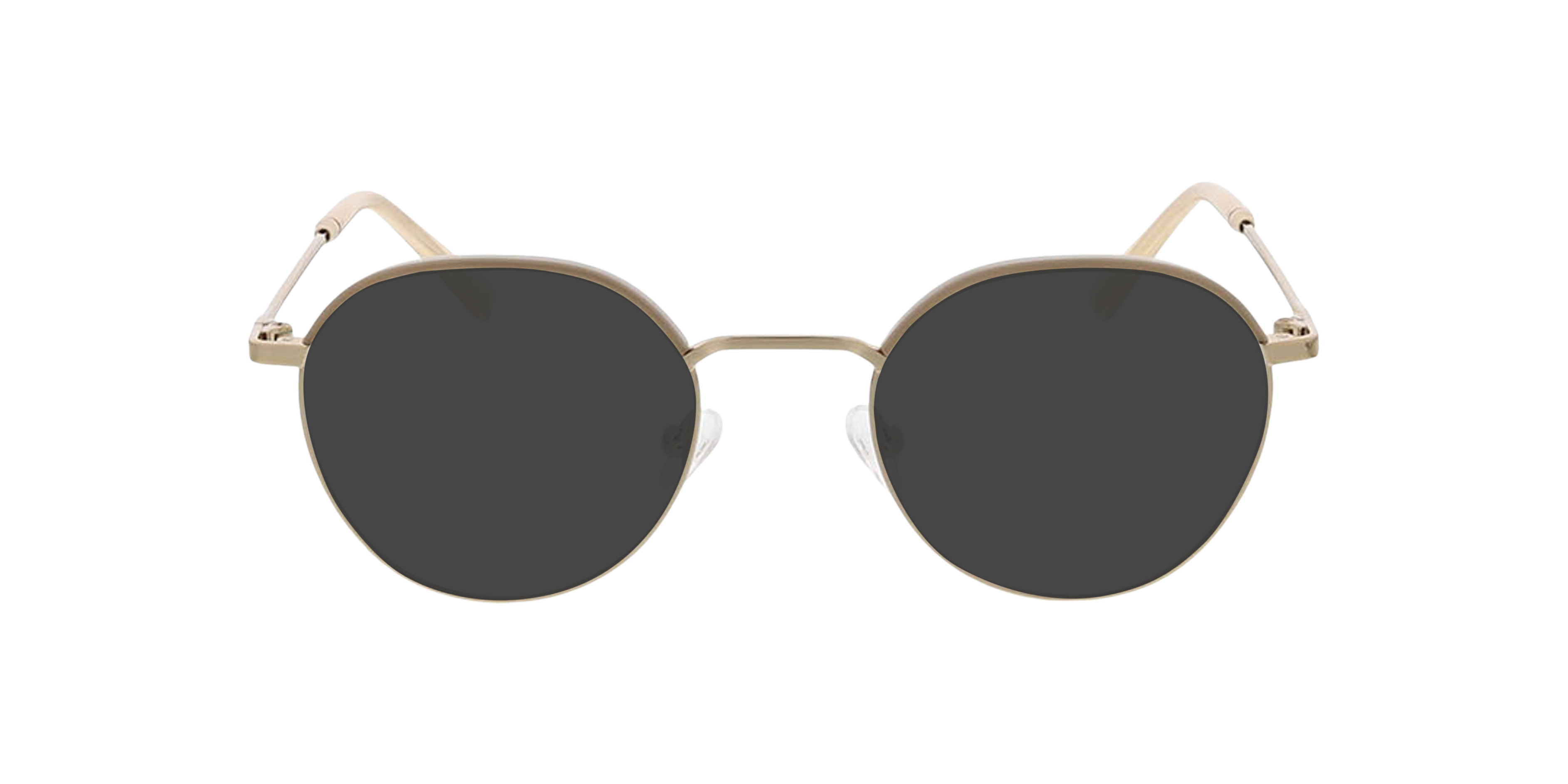 Singapur Beige  &  goud MetaalEyeglass Frames van B24, met getinte lenzen