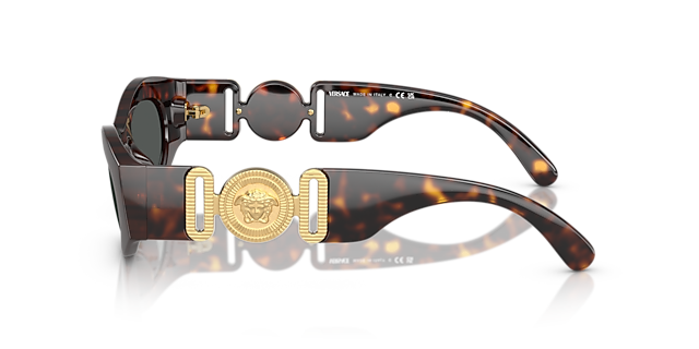 VE4480U Havana KunststofSunglass Frames van B24, Zijaanzicht