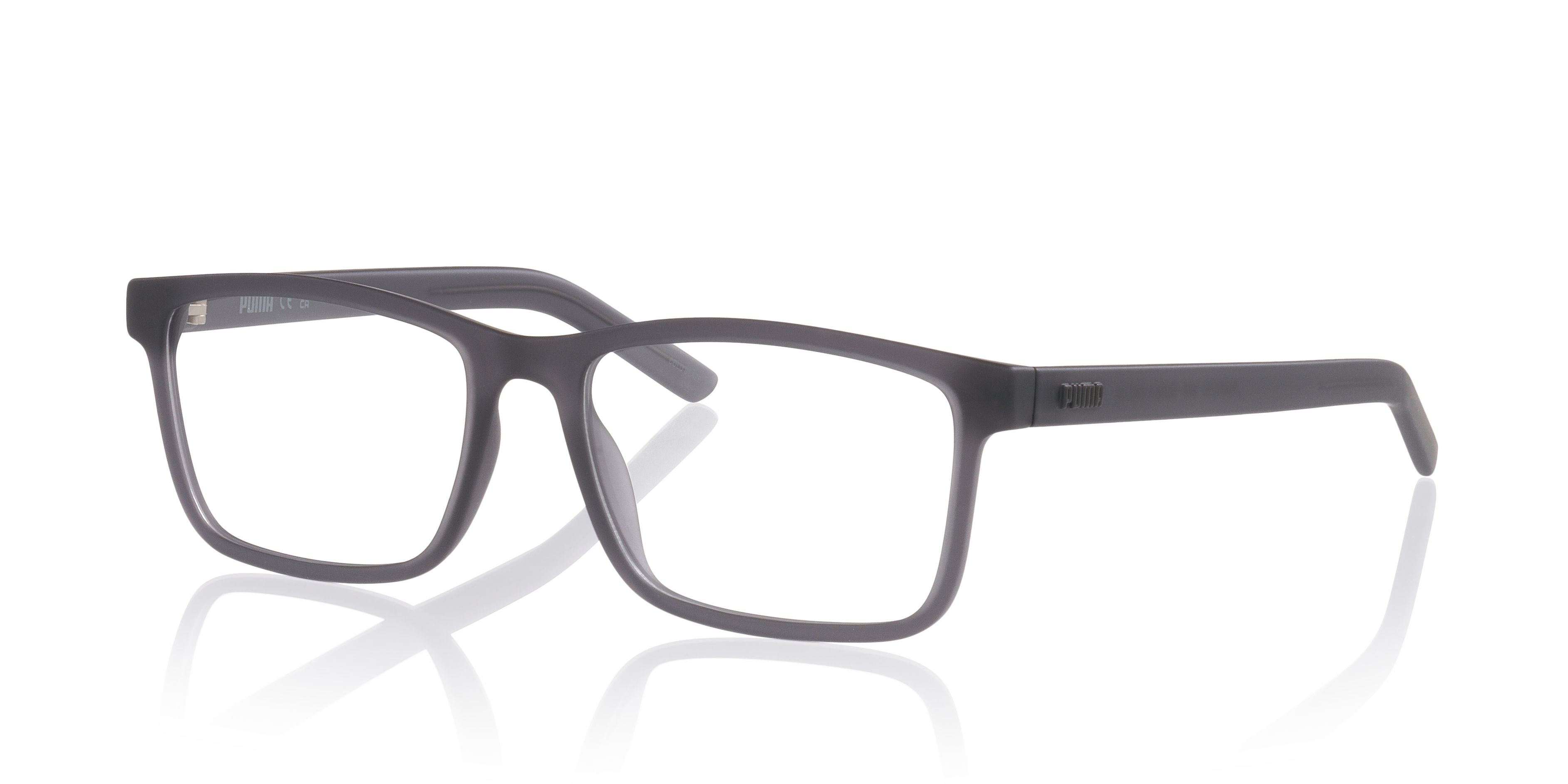 PU0517O Grijs KunststofEyeglass Frames van B24, Hoekweergave