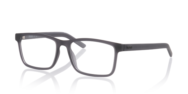 PU0517O Grijs KunststofEyeglass Frames van B24, Hoekweergave