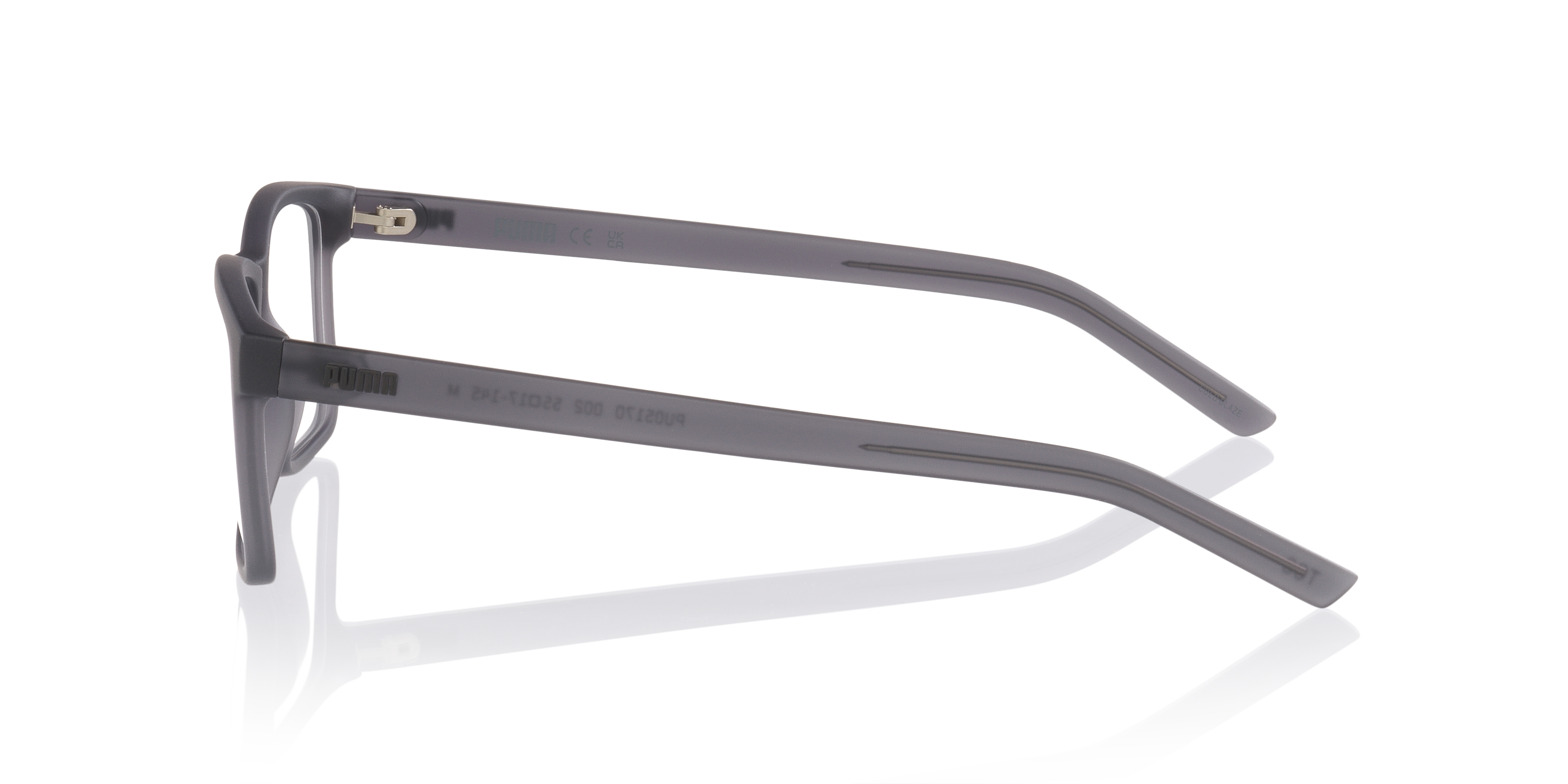 PU0517O Grijs KunststofEyeglass Frames van B24, Zijaanzicht