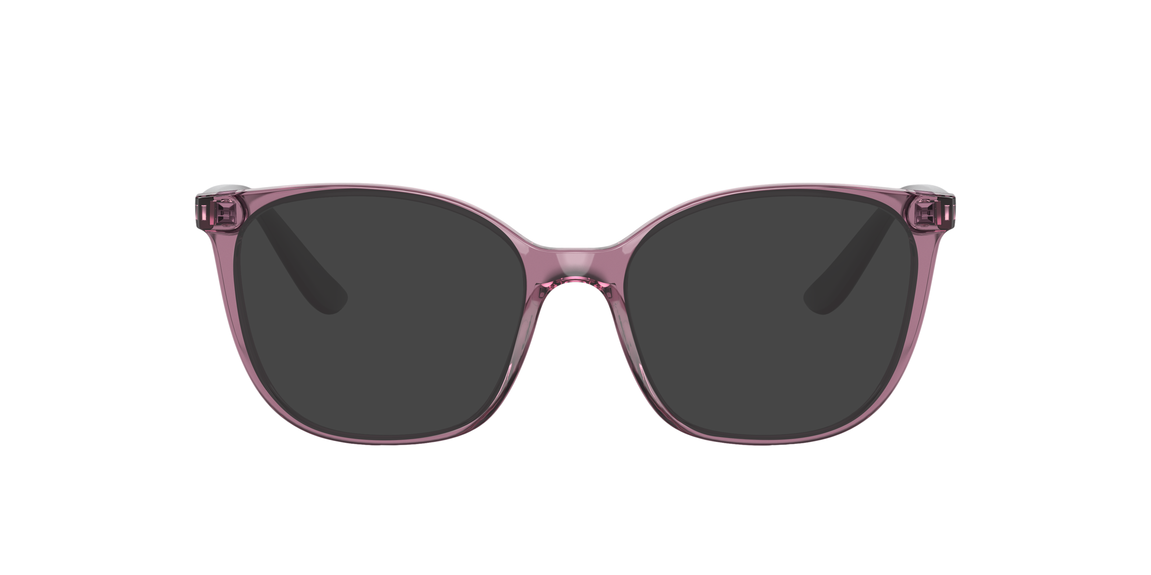 VO5356 Violett transparent KunststoffEyeglass Frames von B24, mit getönten Gläsern