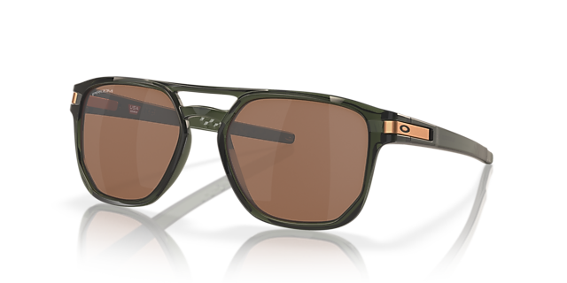 Latch™ Beta Olive Ink KunststoffSunglass Frames von B24, Dreiviertelansicht