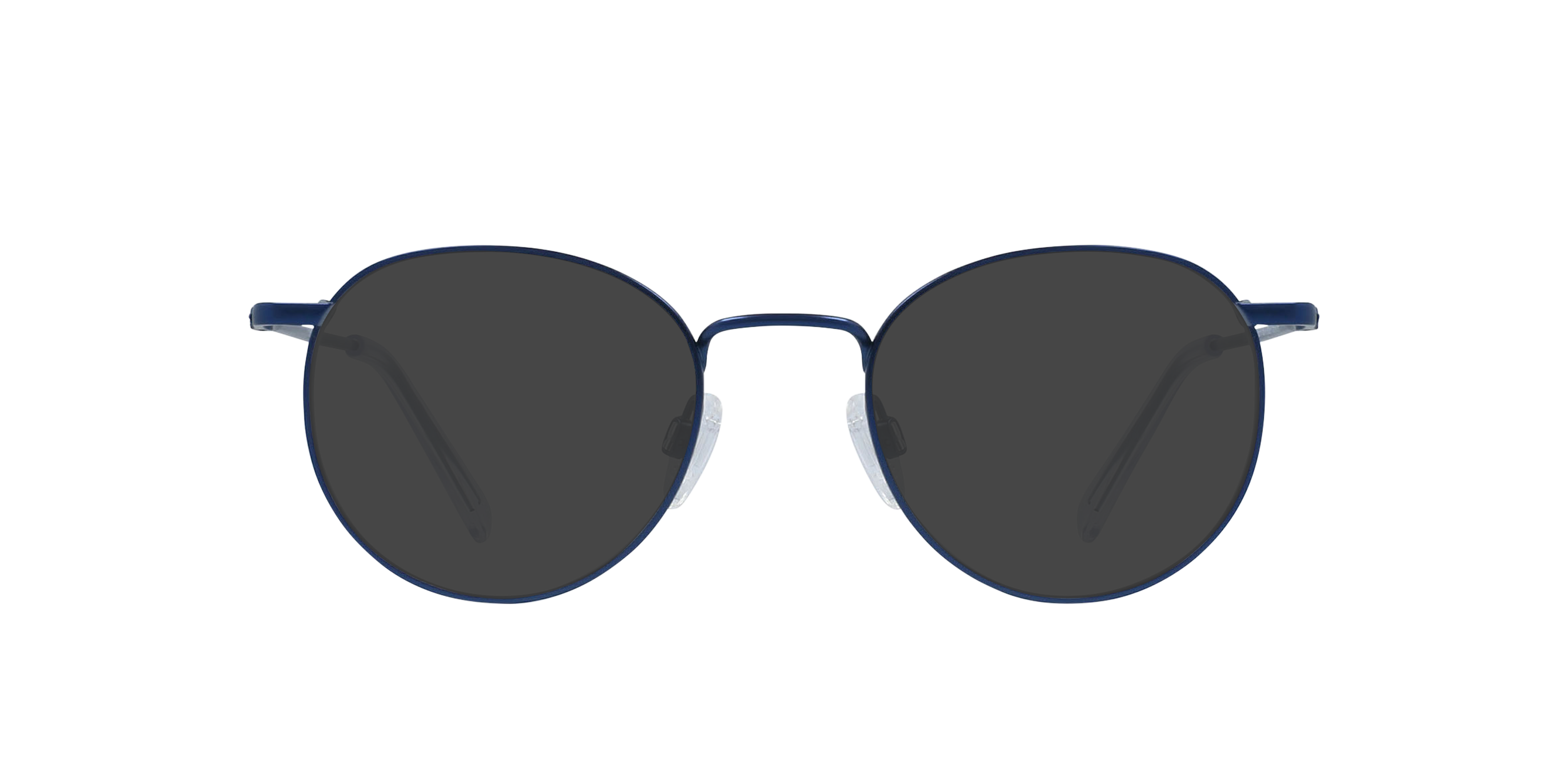 Ceo Navy Blue TitaanEyeglass Frames van B24, met getinte lenzen