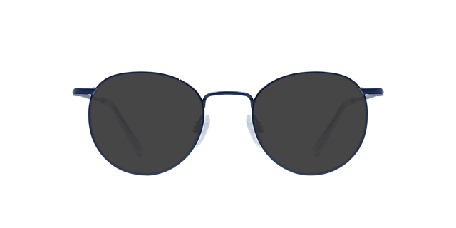 Ceo Navy Blue TitaanEyeglass Frames van B24, met getinte lenzen