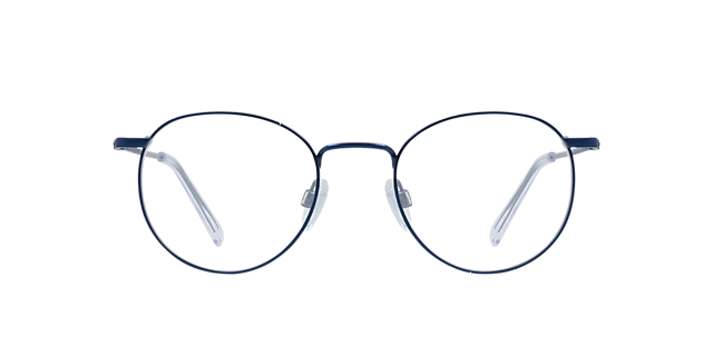Ceo Navy Blue TitaanEyeglass Frames van B24, Vooraanzicht