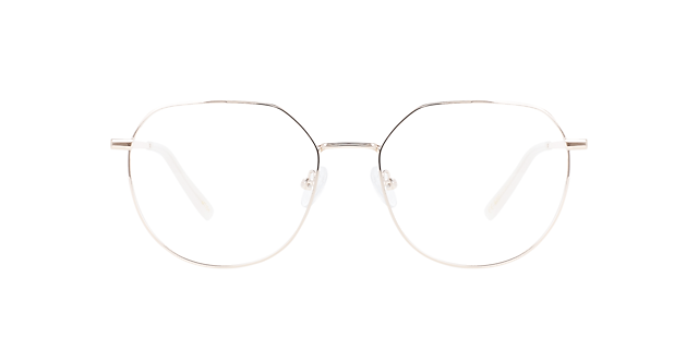 Nisrine Rose Gold Metal MetallEyeglass Frames von B24, Vorderansicht