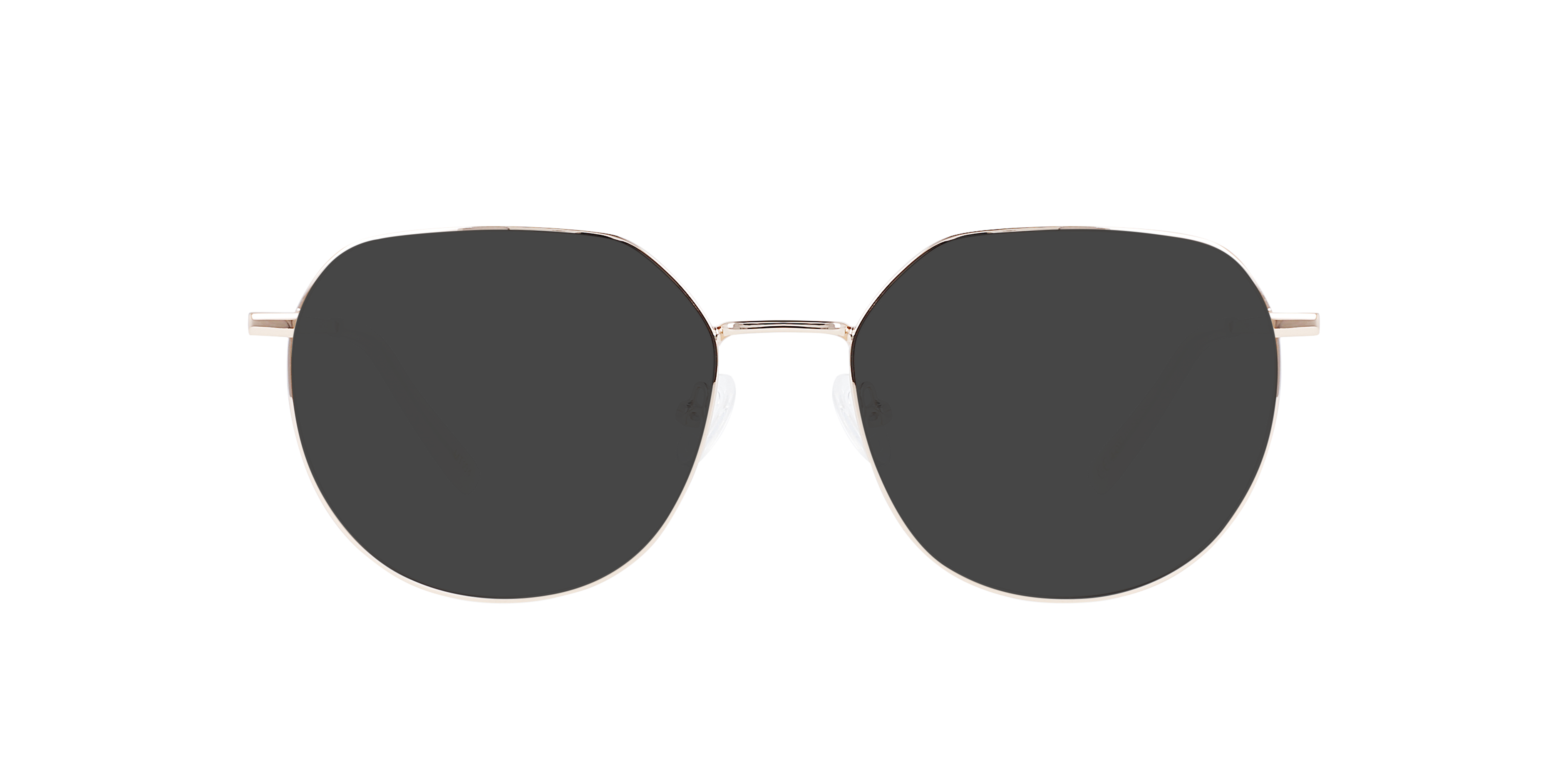 Nisrine Rose Gold Metal MetaalEyeglass Frames van B24, met getinte lenzen