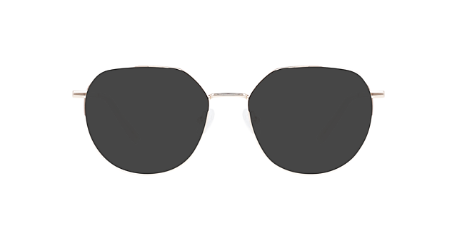 Nisrine Rose Gold Metal MetallEyeglass Frames von B24, mit getönten Gläsern