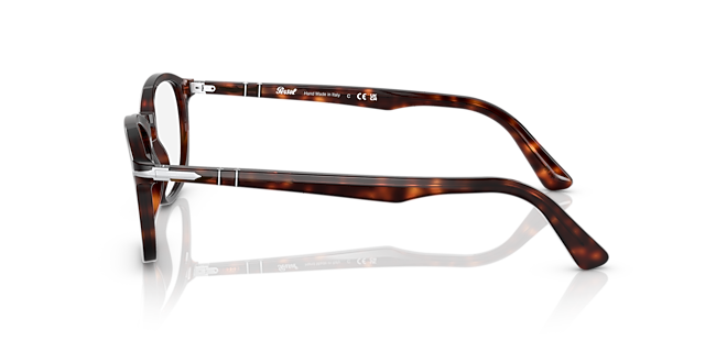 PO3303V Havana AcetaatEyeglass Frames van B24, Zijaanzicht