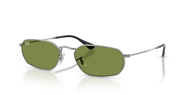 RB3947 Gunmetal MetallSunglass Frames von B24, Dreiviertelansicht