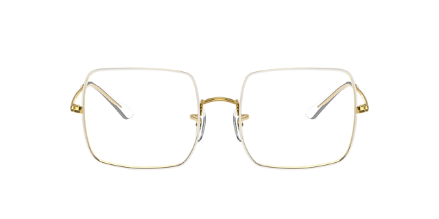 RB1971V Weiß MetallEyeglass Frames von B24, Vorderansicht