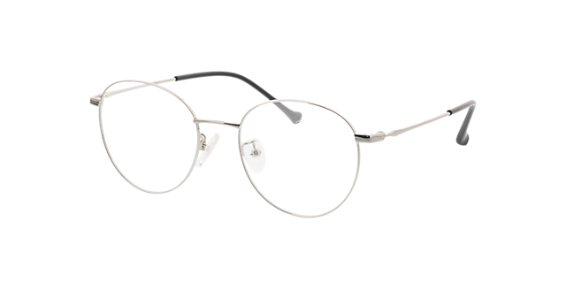 Charlottenburg Zilver MetaalEyeglass Frames van B24, Hoekweergave