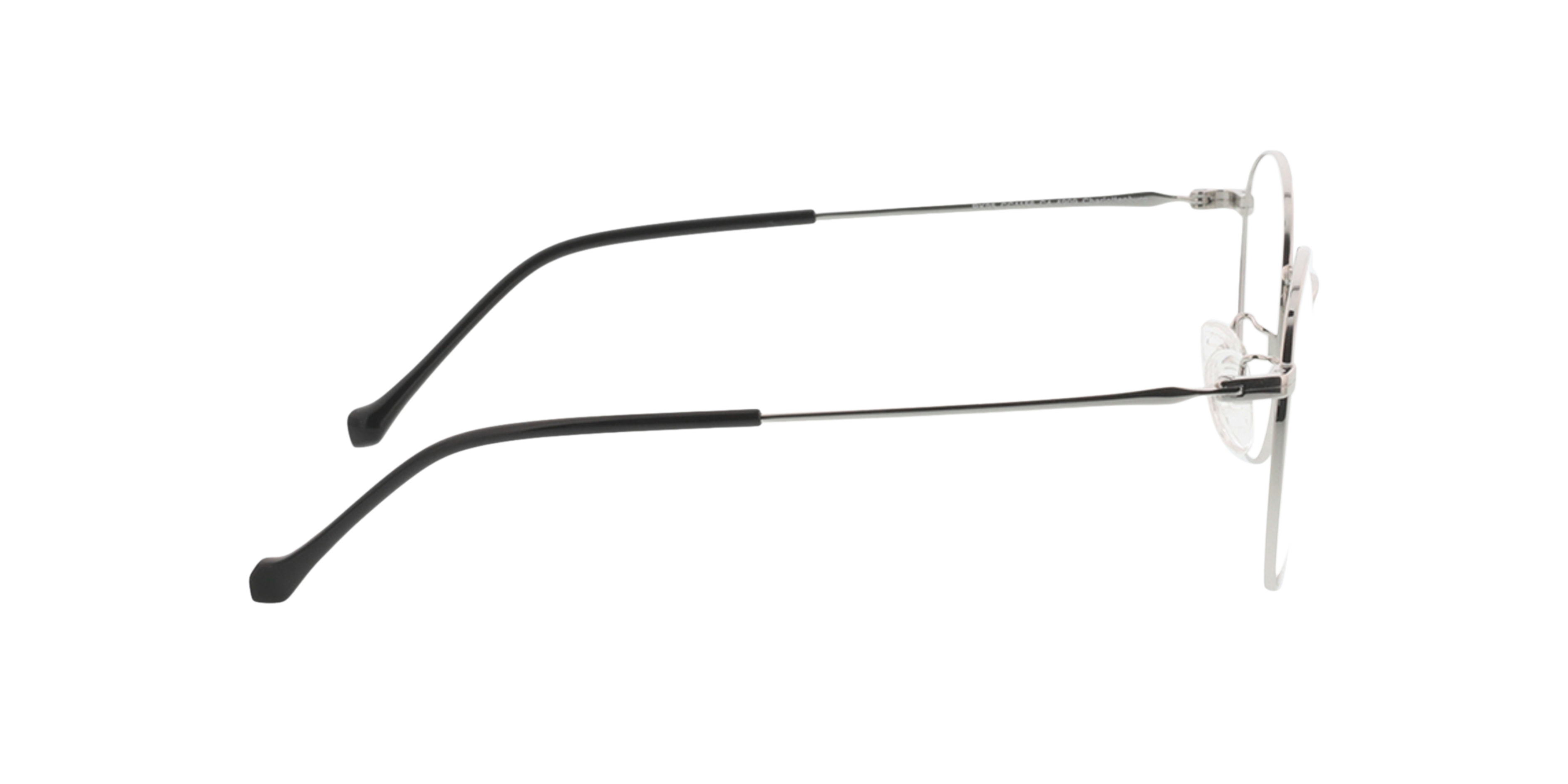 Charlottenburg Zilver MetaalEyeglass Frames van B24, Zijaanzicht